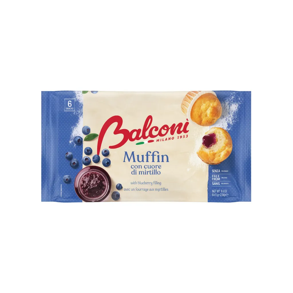 BALCONI MUFFIN MIRTILLI GR 240 6PZ