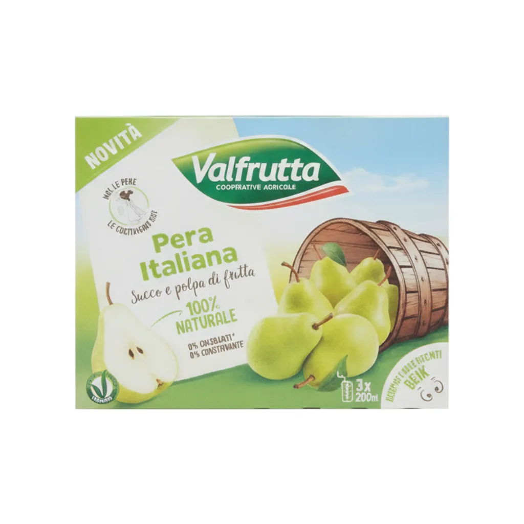 SUCCHI VALFRUTTA ML200X3 PERA