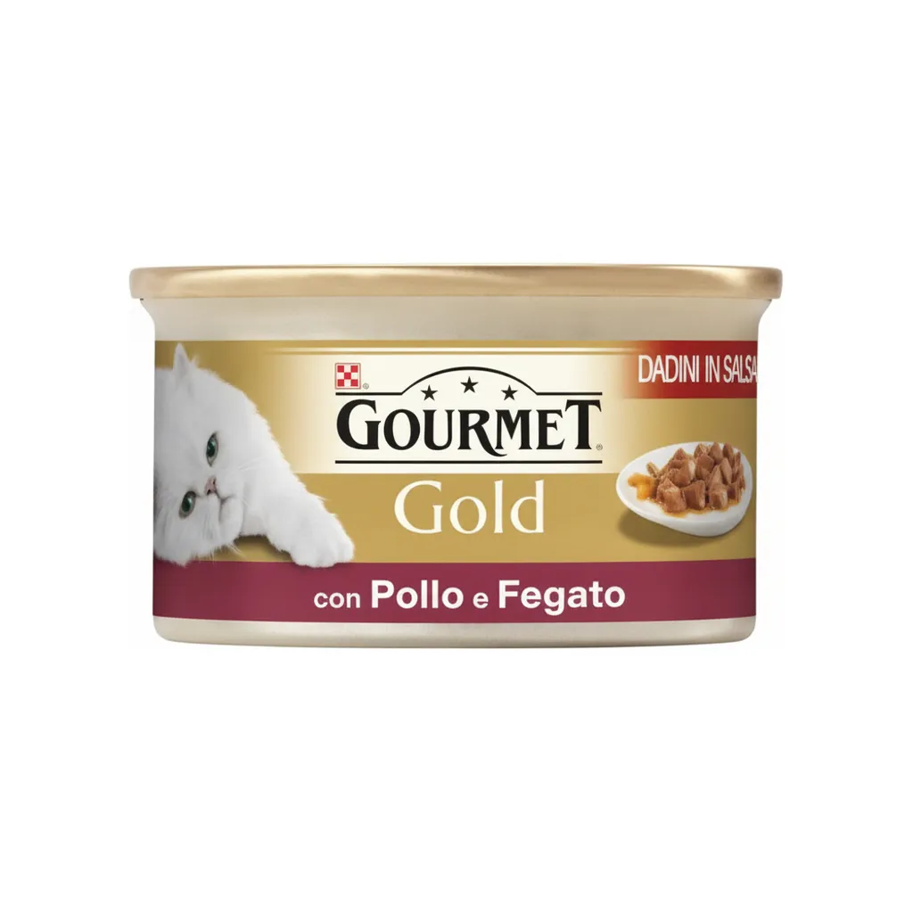 GOURMET GOLD GR.85 DADINI POLLO-FEGATO
