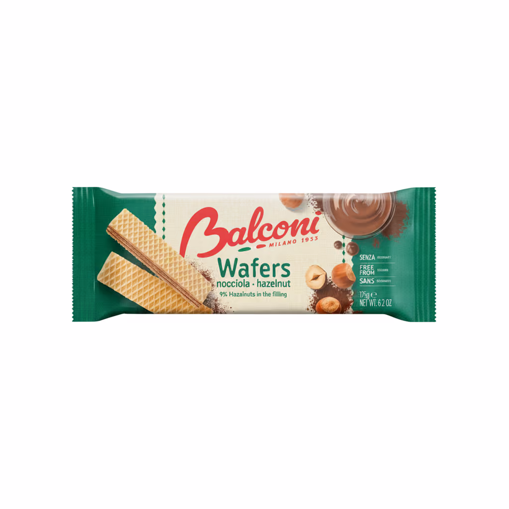 BALCONI WAFFER NOCCIOLA GR 175