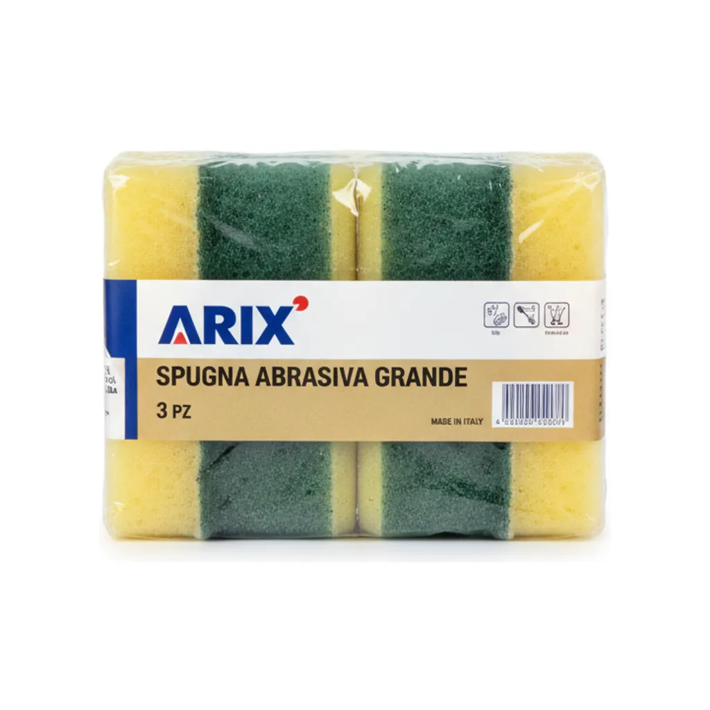 ARIX SPUAGNA ABRASIVA GRANDE 3 PZ