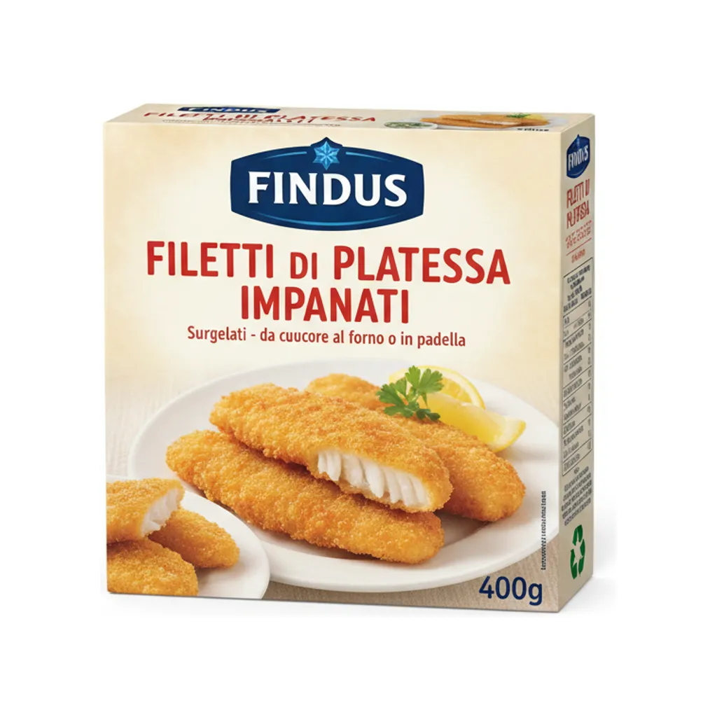 FINDUS FILETTI DI PLATESSA IMPANATI